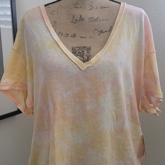 Free People All Mine Tie Dye Top Size Medium - Picture 2 of 5